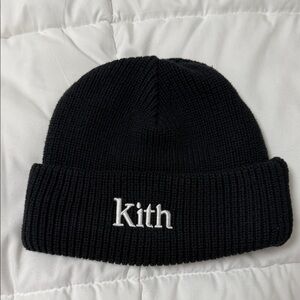 Kith Black Knit Beanie